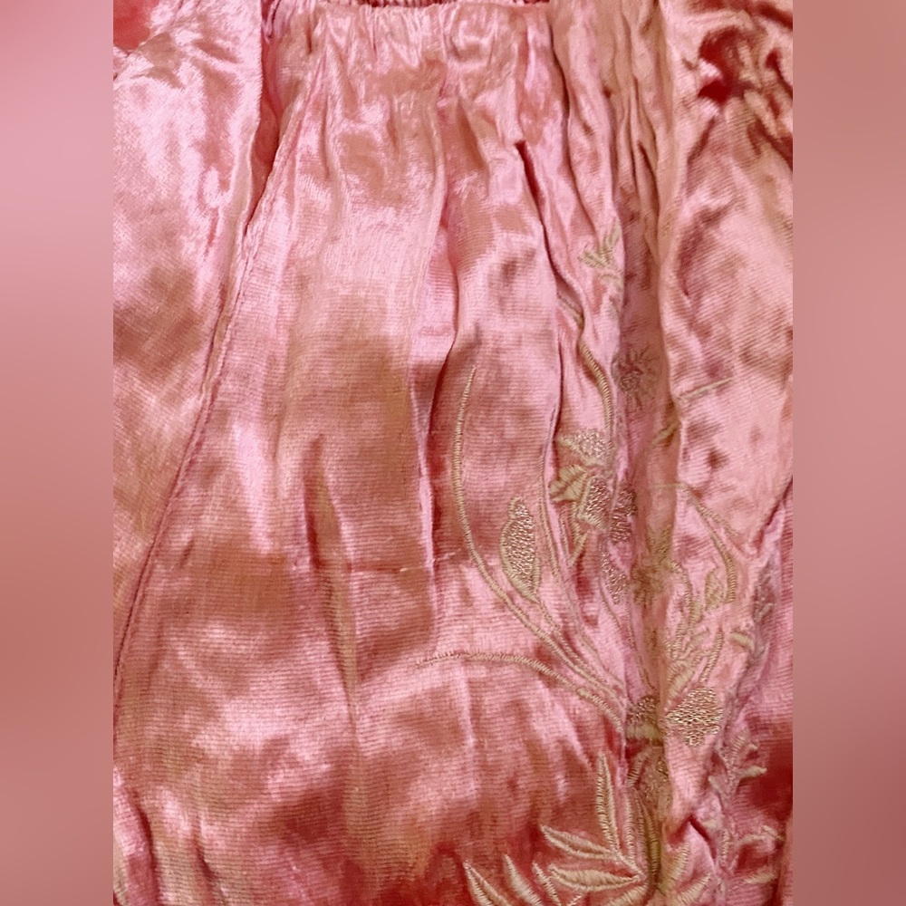 Anthropologie Rosie Embroidered Velvet Joggers - Picture 10 of 13